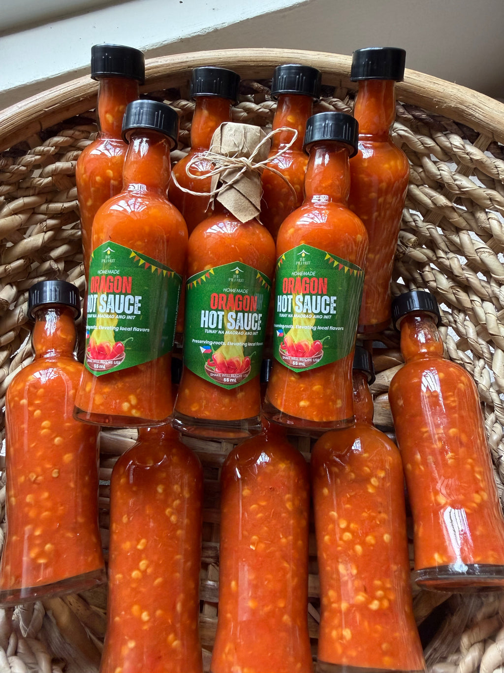 The Pili Hut Oragon Hot Sauce