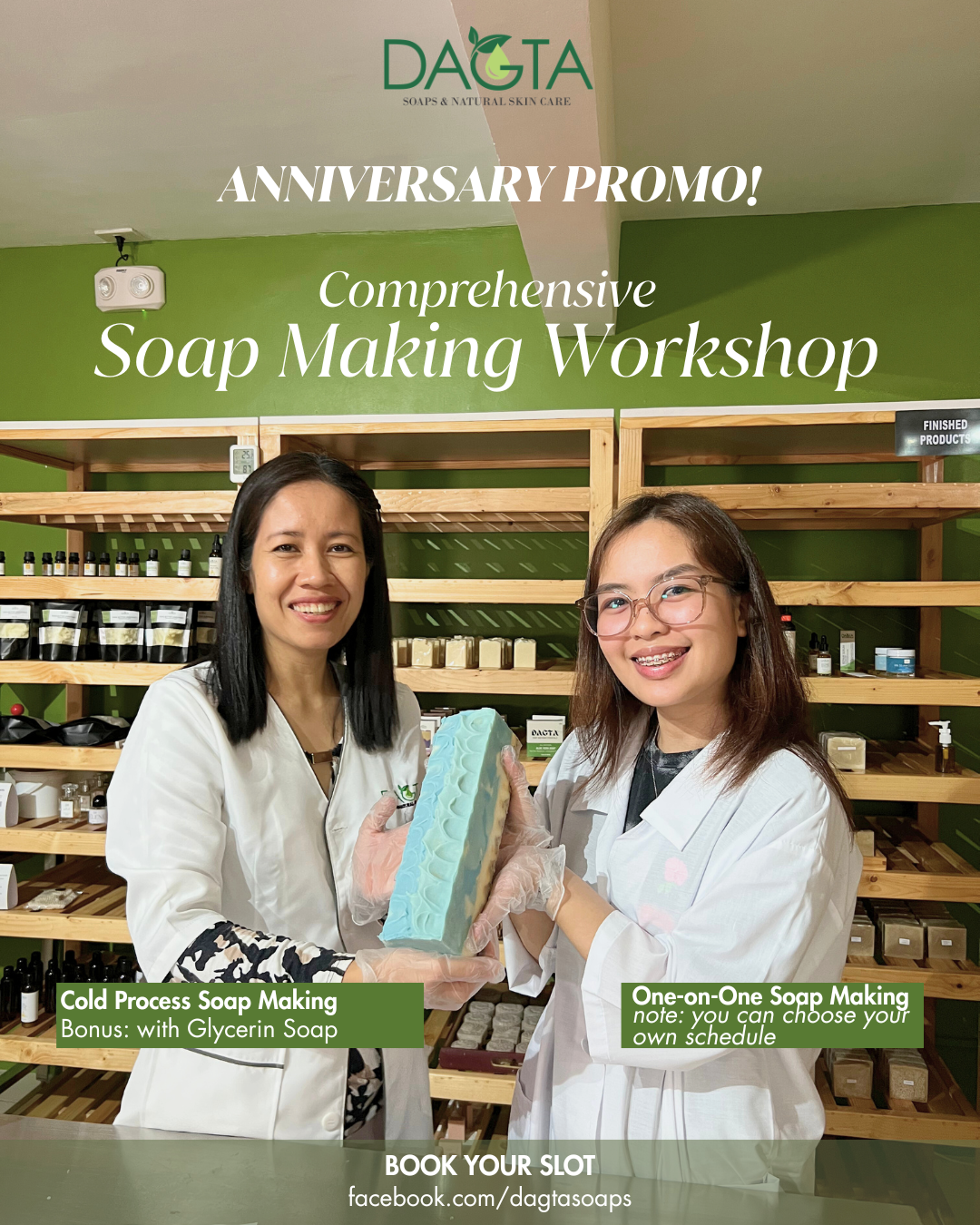 Comprehensive Soap making Workshop (1 on 1)