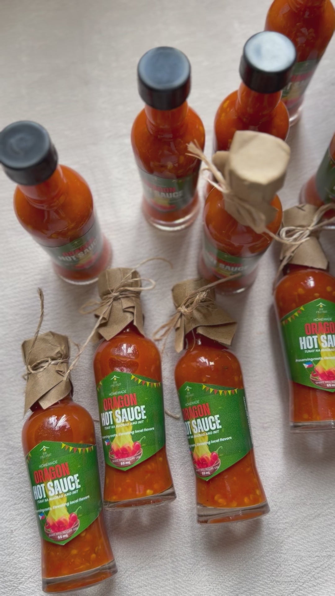 The Pili Hut Oragon Hot Sauce