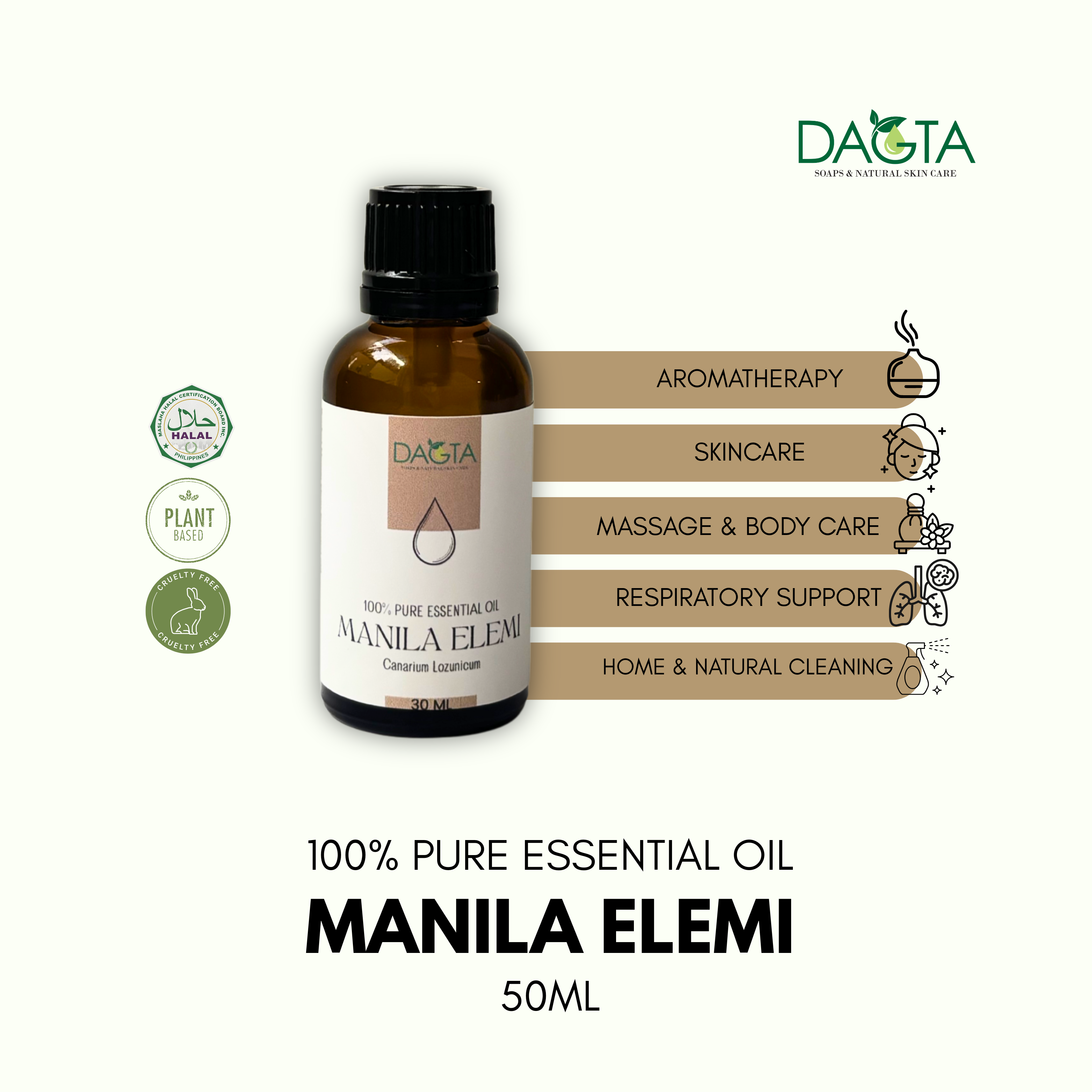 100% Pure Manila Elemi Essential Oil - DAGTA 🇵🇭