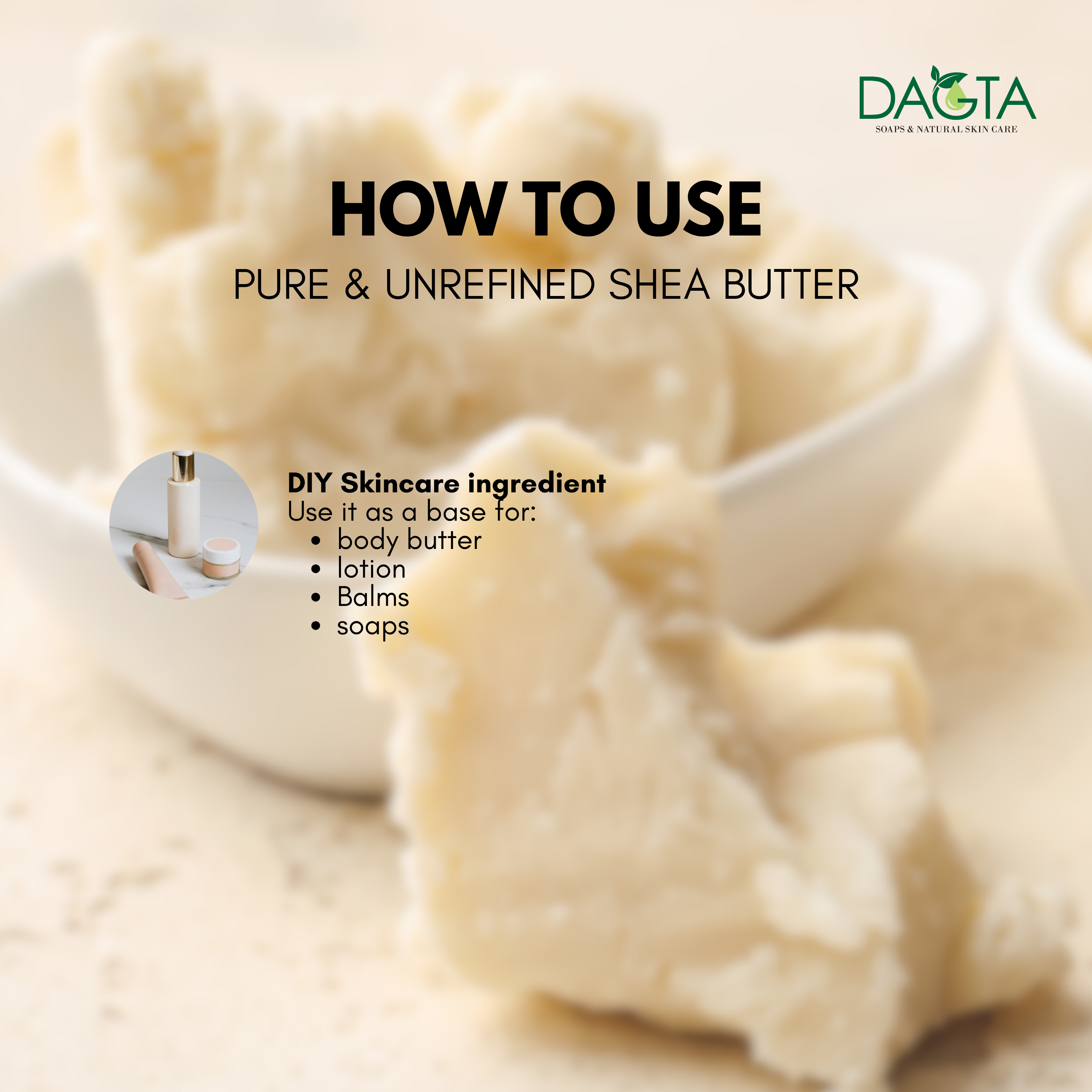 Unrefined Shea Butter - Ghana Africa