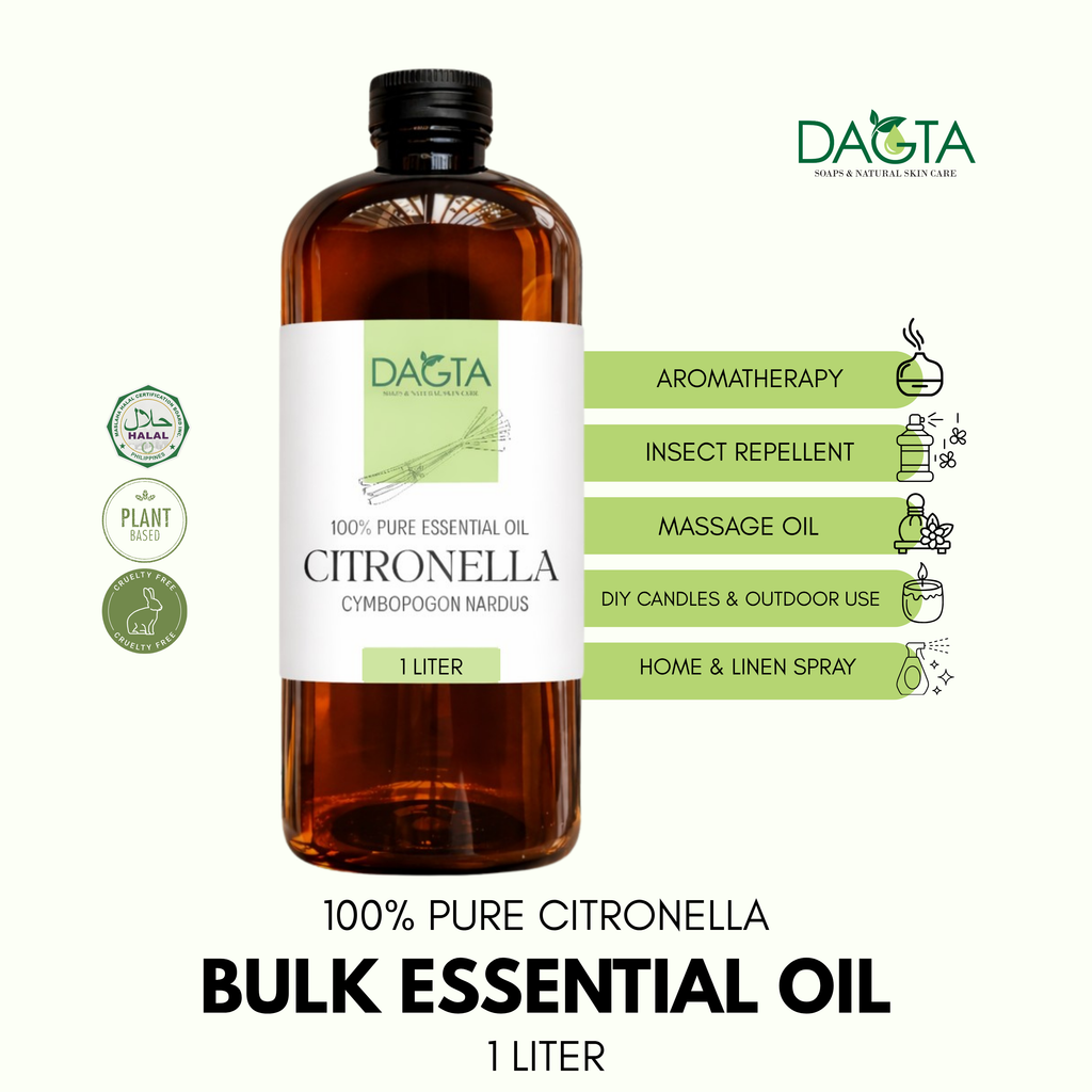 100% Pure Citronella Essential Oil - DAGTA 🇵🇭
