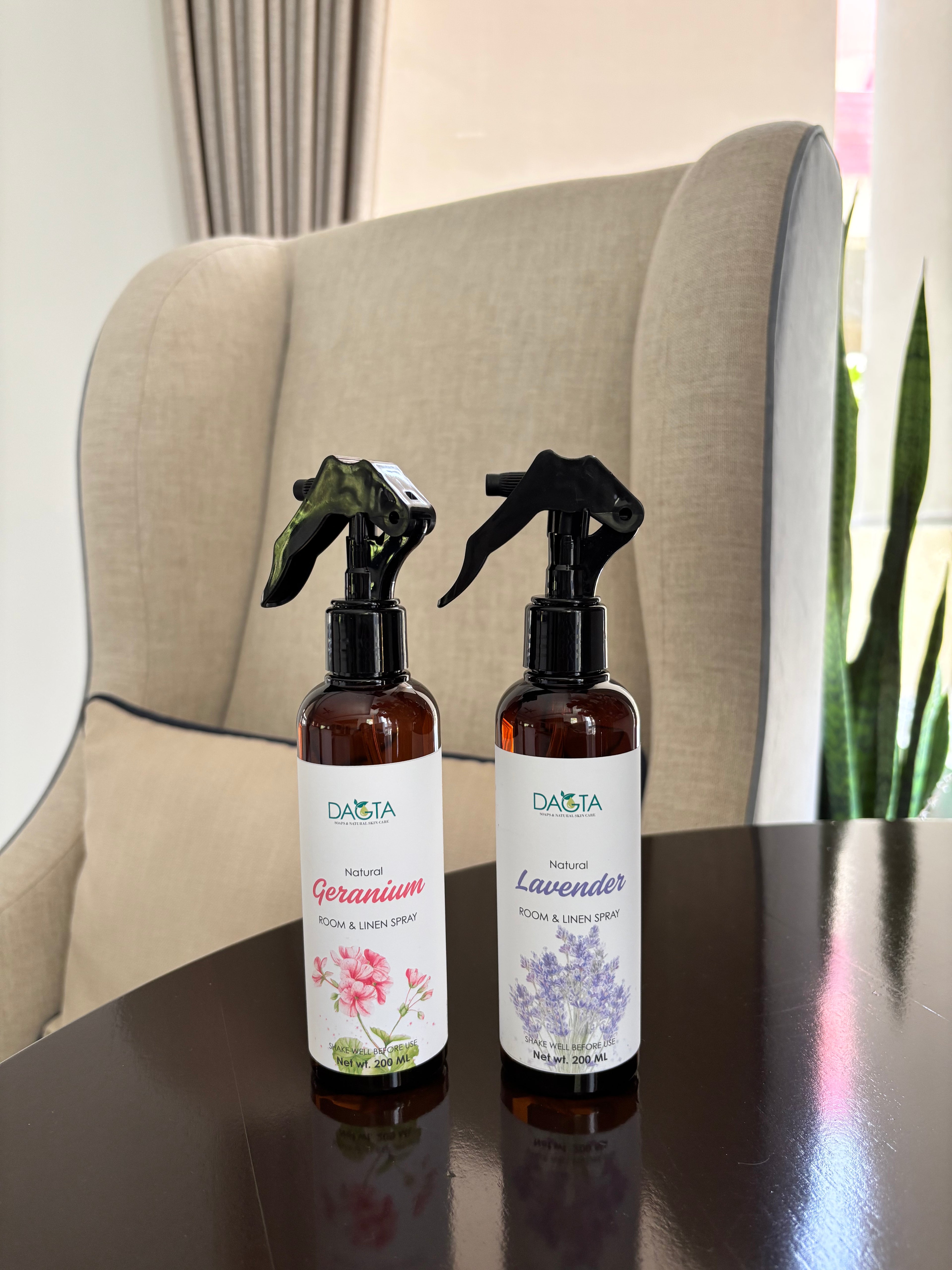 DAGTA Natural Room & Linen Spray - Lavender & Geranium